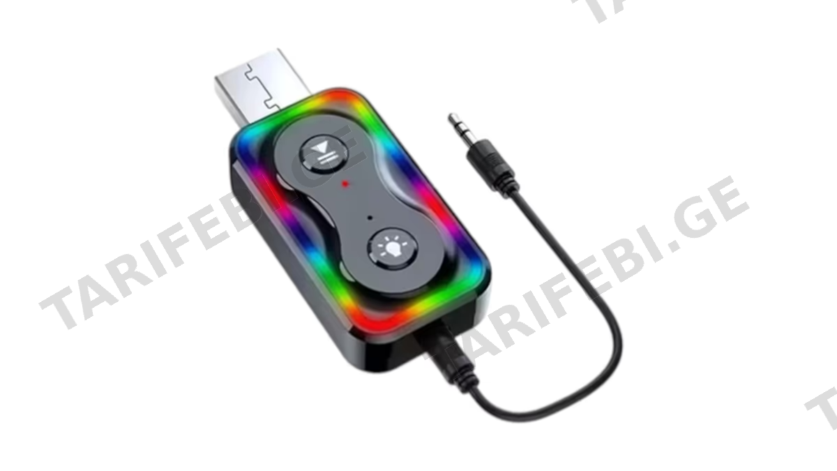 Q1 wireless audio transmitter/receiver აუდიო ადაპტერი (2327)
