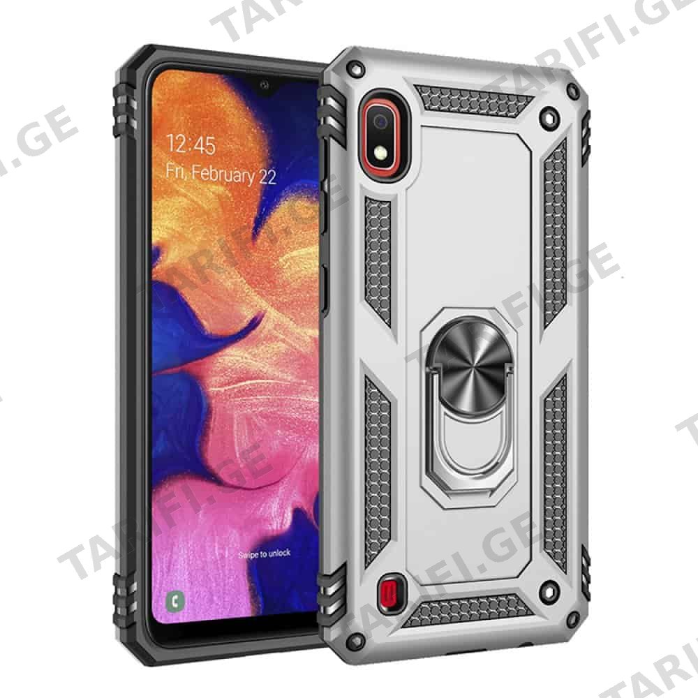 Samsung Galaxy A10 Sofia Ring Case სილიკონის ქეისი ბეჭდით