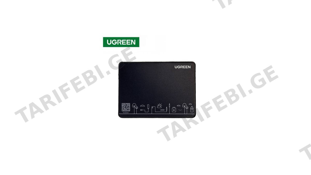 მაუსის პადი UGREEN CY016, Mouse Pad, M, Black