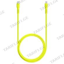 TTEC USB-C ყვითელი მობილური ტელეფონის კაბელი