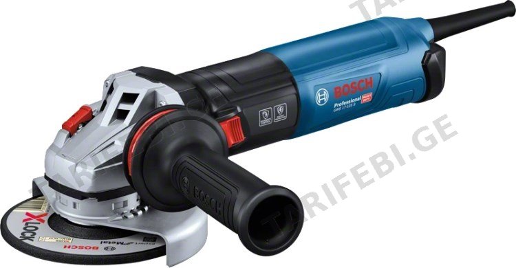 კუთხის სახეხი მანქანა Bosch GWS 17-125S 1700W