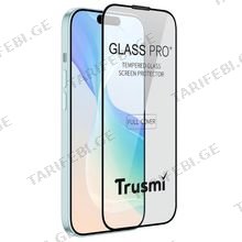 Trusmi CF35-036 3D iPhone 15 Pro Max ეკრანის დამცავი