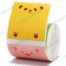 NIIMBOT 50 x 50mm Thermal Label Animals ლაზერული კარტრიჯი