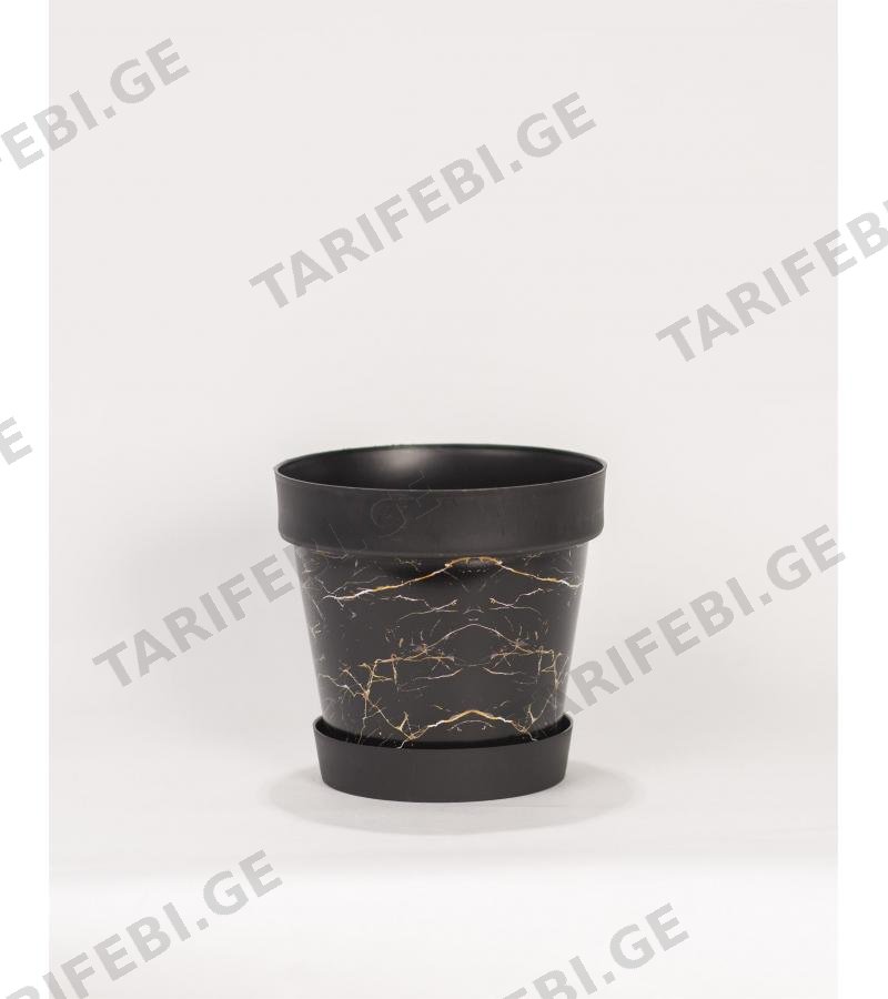 ქოთანი პლასტმასის 460 YAZ PATTERNED POT NO:0 1.5ლ Elif Plastic