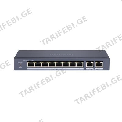 სვიჩი Poe Hikvision,DS-3E0310P-E/M(B) Unmanaged 100M