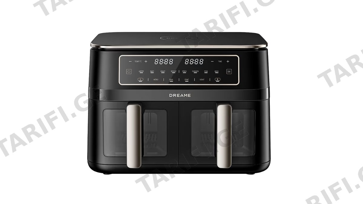 აეროგრილი Dreame DZ30, 3000W, 11L, Air Fryer, Black