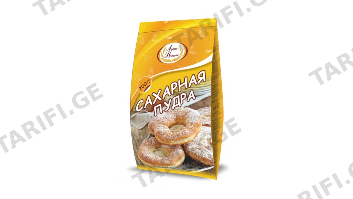 შაქრის ფხვნილი ესთეტ. / 200გრ