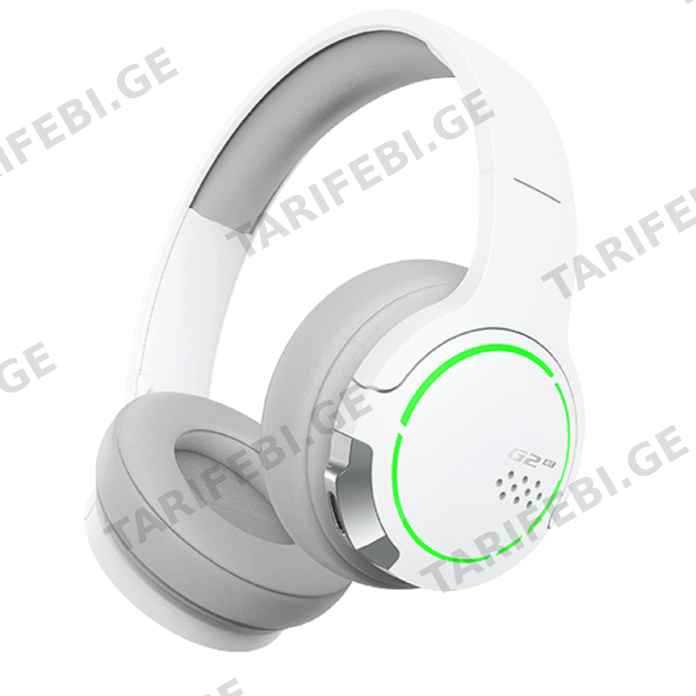 ყურსასმენი Edifier G2BT, Gaming Headset, Wireless, Bluetooth, White