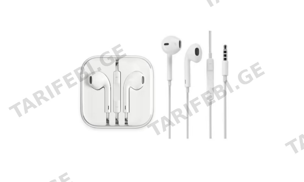 Apple Earpods IPhone (თეთრი)