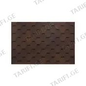 შინგლი ექვსკუთხა ყავისფერი Eco Roof Hexagonal