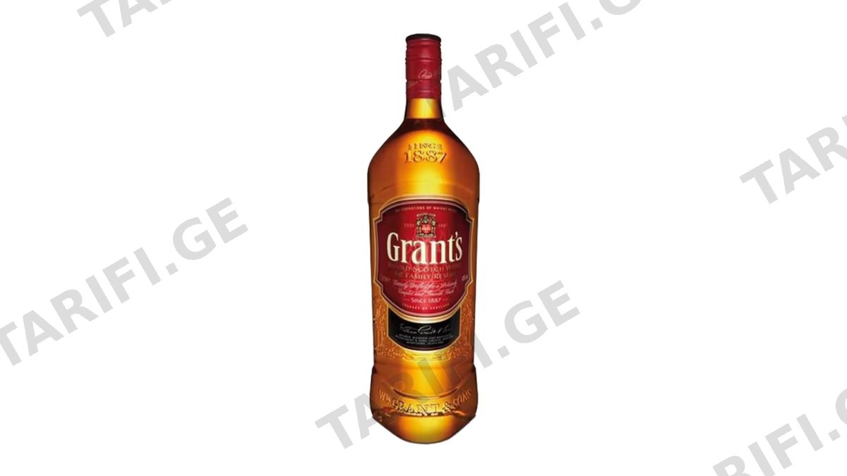 ვისკი / გრანტსი 43% / 1ლ