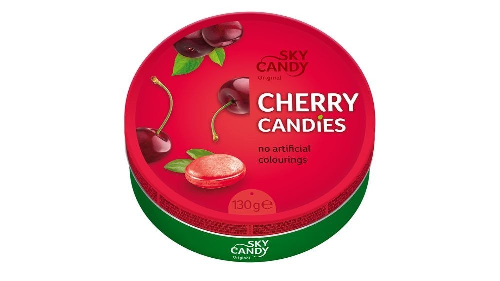 Sky Candy კანფეტი ალუბლის წვეთები 130გრ