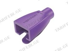 VENTION IODV0-100 RJ45 Strain Relief Boots Purple PVC Type 100 Pack ქსელის კაბელის დამცავი