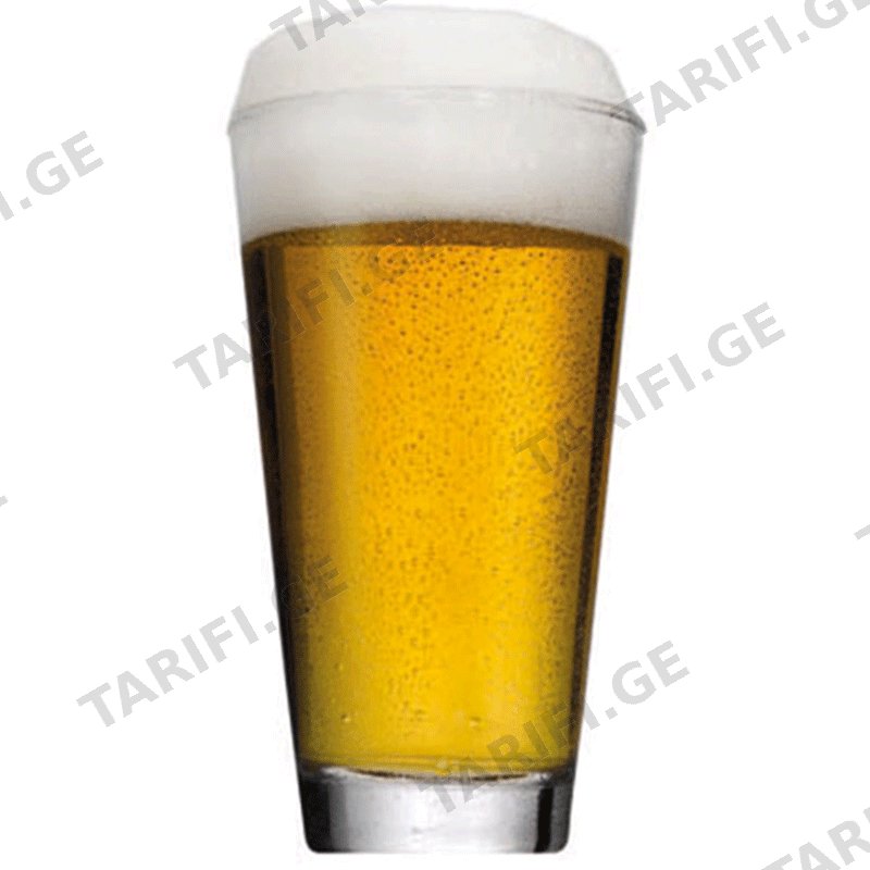 ლუდის ჭიქების ნაკრები PASABAHCE L8693357091061 (465ML, 6PCS)