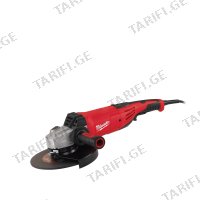 (2200W/230მმ) კუთხსახეხი (ბალგარკა) Milwaukee AGV22-230E