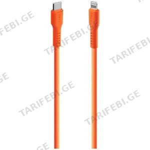 Ttec USB-C to Lightning Charge/Data Cable 120cm Neon Orange 2DK60NT