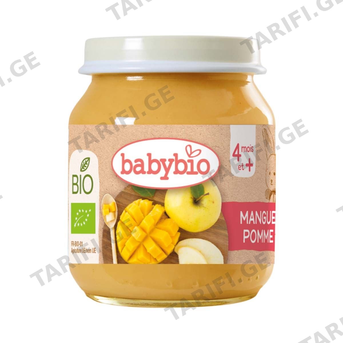 კონფიტური მანგო და ვაშლი 9792 ბეიბი ბიო - Baby Bio