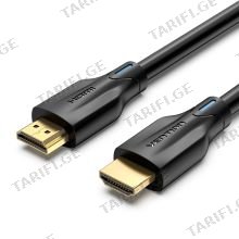 VENTION AANBG 8K HDMI 2.1 Cable 1.5M Black HDMI კაბელი