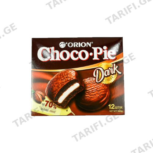 შოკოლადის ბისკვიტი "Choco Pie Dark" 30გრ