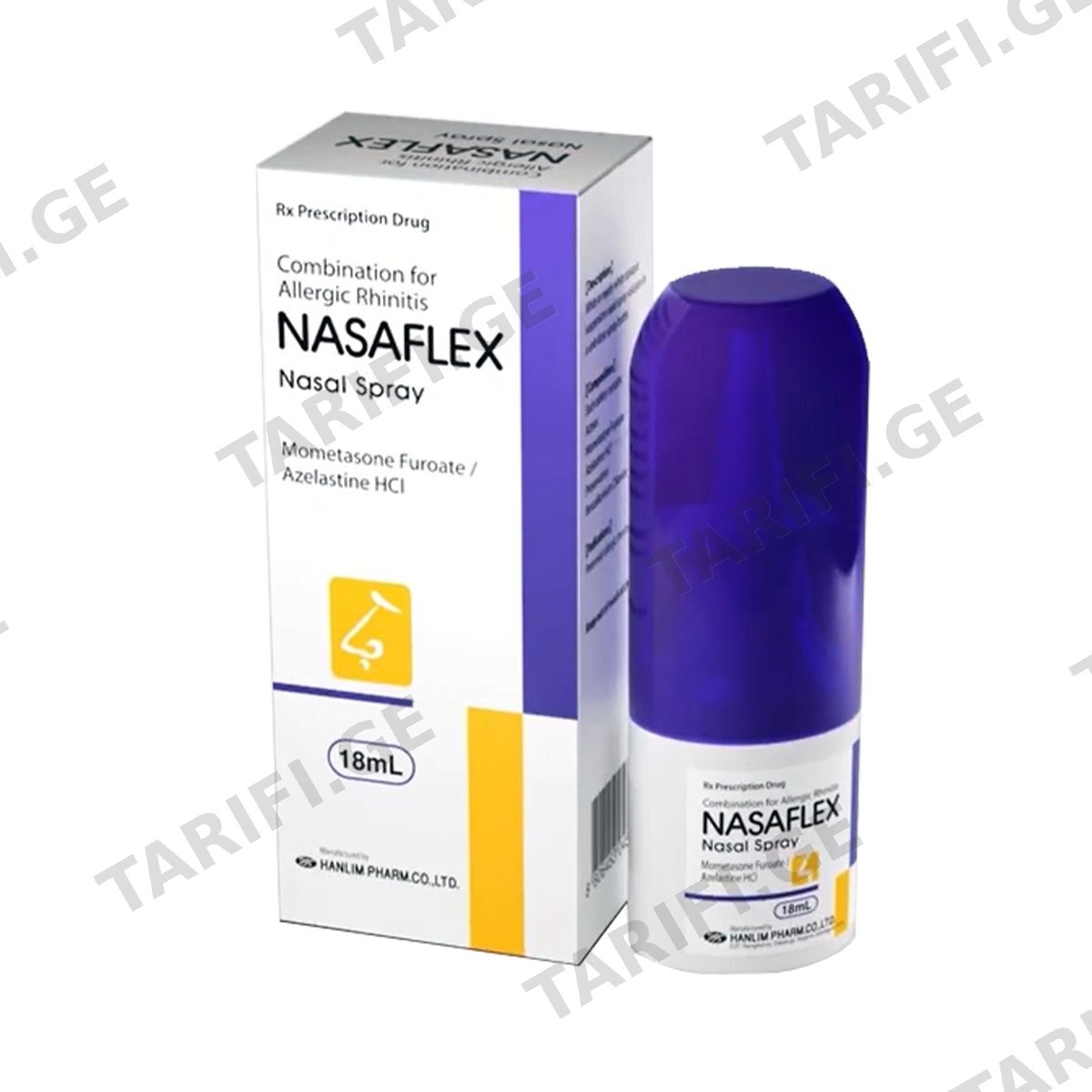 Nasaflex - ნაზაფლექსი ცხვირის სპრეი 18მლ