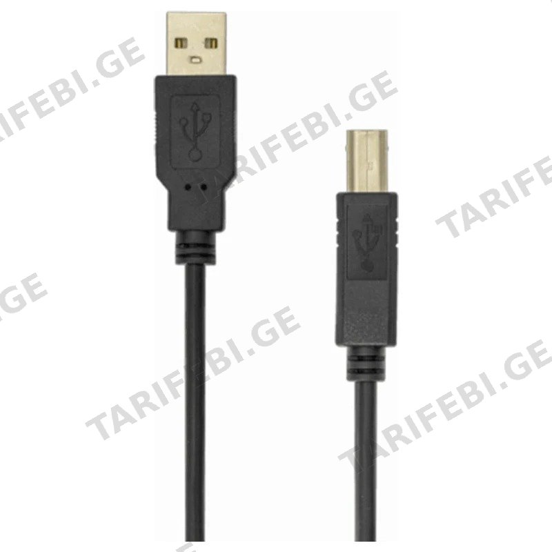 პრინტერის კაბელი SBOX USB-1013 USB A MALE - USB B MALE 3 მ