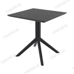 მაგიდა შავი Sky Pearl 74x70 სმ