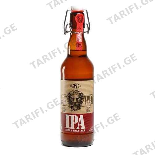 ლუდი შავი ლომი IPA შუშა 0,5ლ