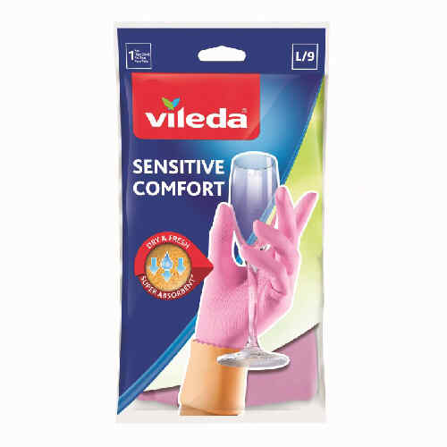 Gloves "sensitive" - ​​size - L /Villeda/ 1 pc