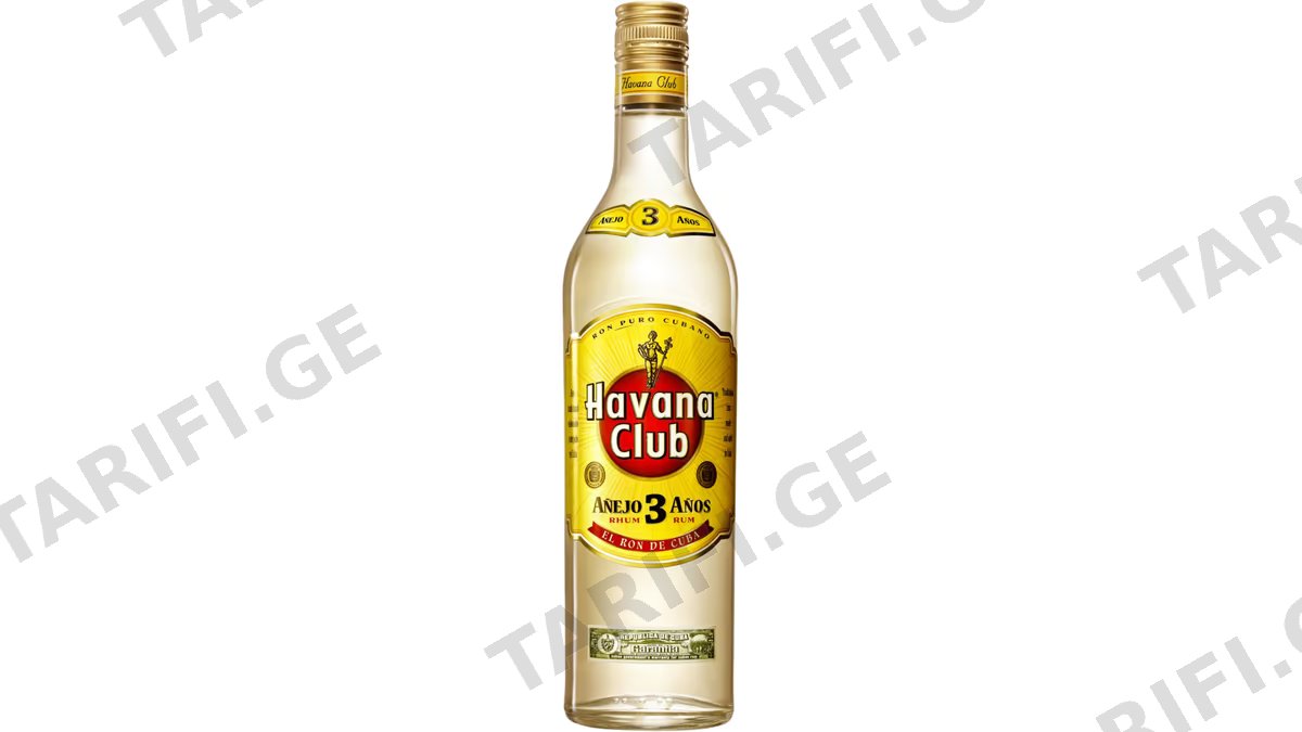 Havana Club, 3 წლიანი რომი - 1L