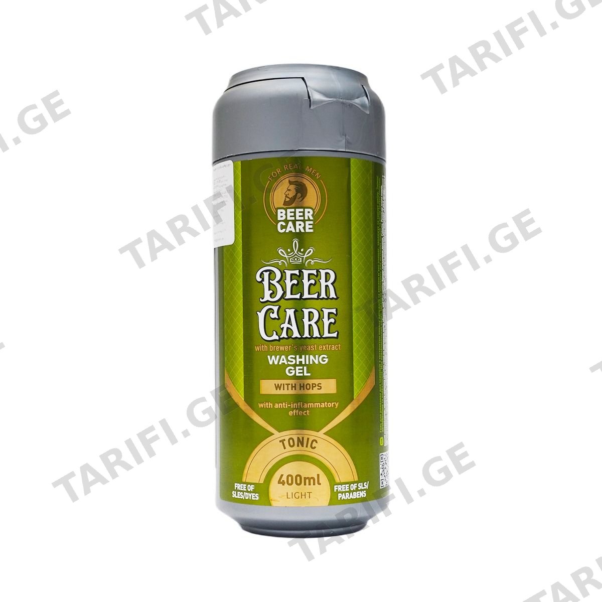 შხაპ-გელი მატონიზირებელი 3in1 400 მლ 2023 ბირ ქეა - Beer Care