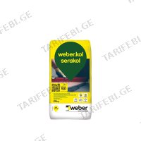 (25კგ) წებოცემენტი weber.kol serakol
