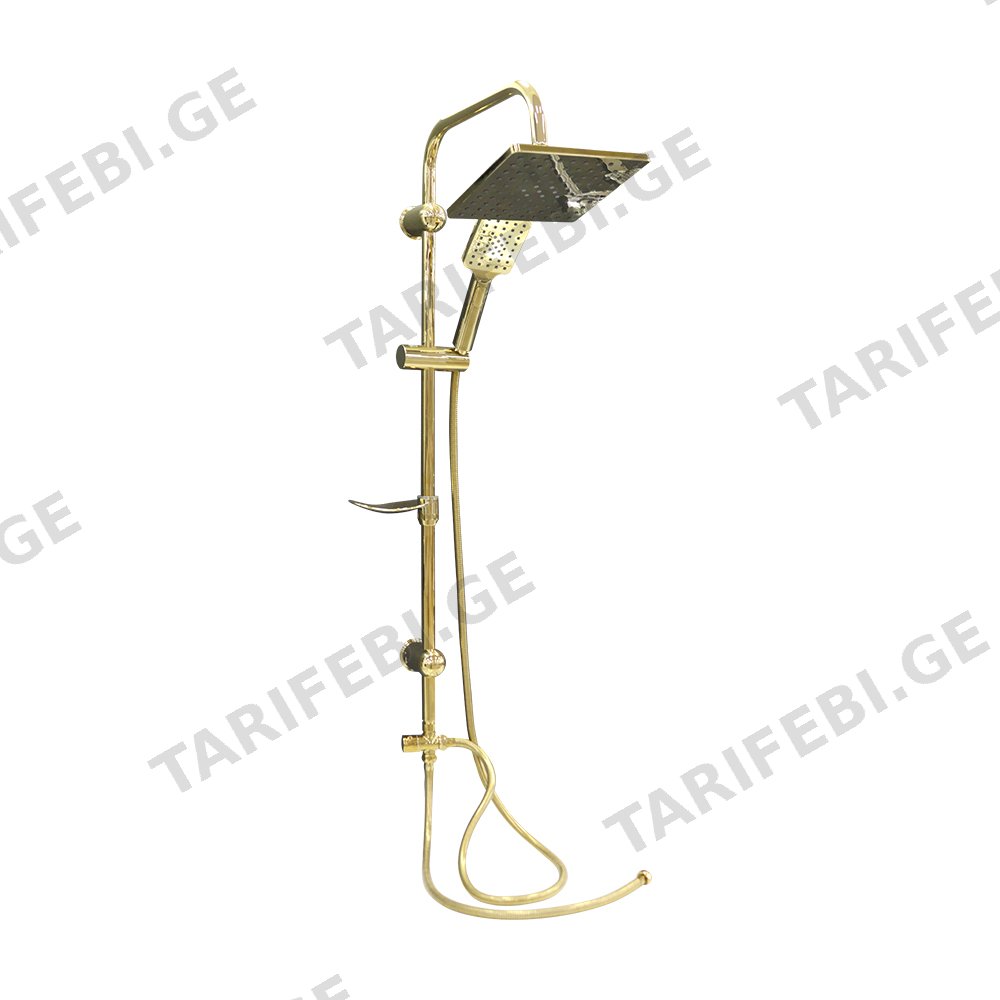 საშხაპე სისტემა ოთხკუთხედი Gold Rain 5057206
