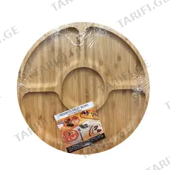 თეფში ბამბუკის 30x30x1,7 MG-1231