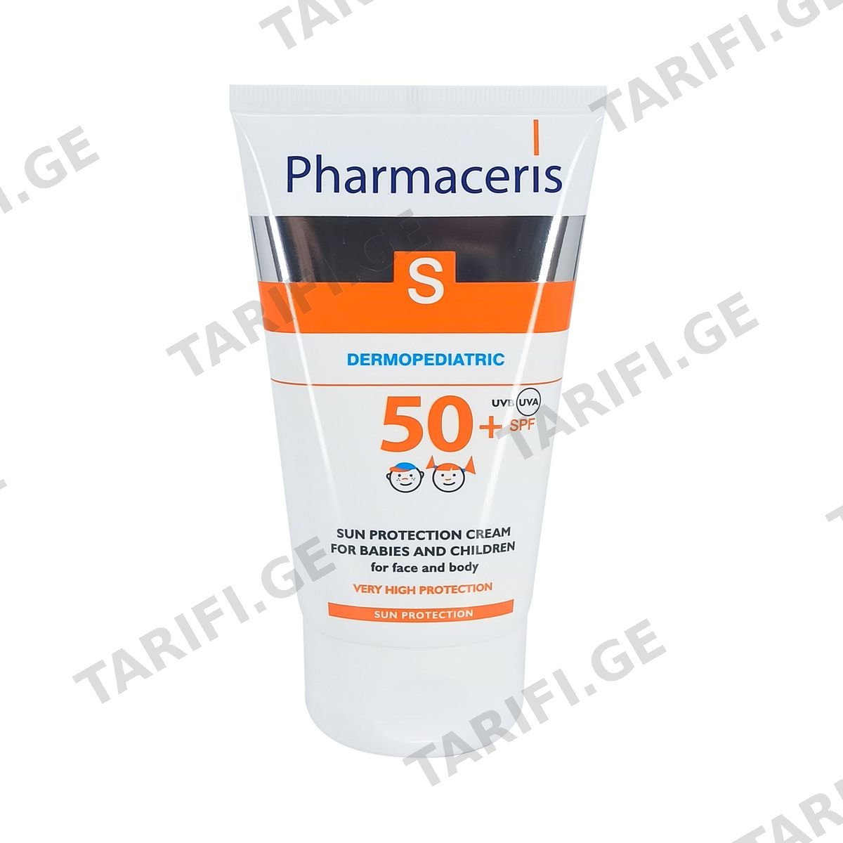 ბავშვის მზისგან დამცავი SPF50+ 9618 ფარმაცერისი - Pharmaceris