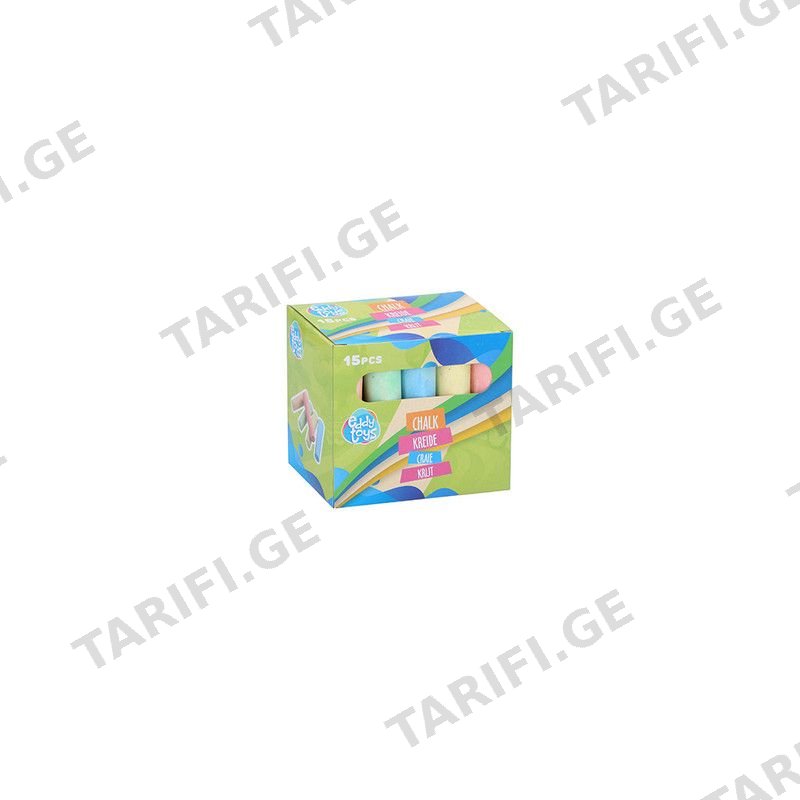 EDDY TOYS ცარცი 15 ც