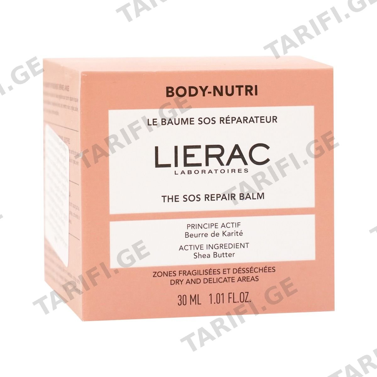 ტანის ბალზამი SOS Body-Nutri 30 მლ 9900 ლიერაკი - Lierac
