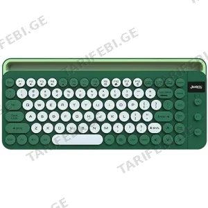Jedel WKB100 Keyboard Rechargeable Silk Screen Green