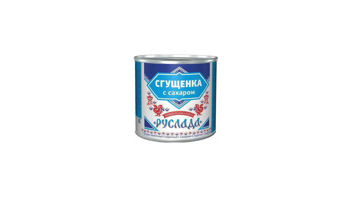 შესქელებული რძე შაქრით 8.5% 370გრ/4607109475027