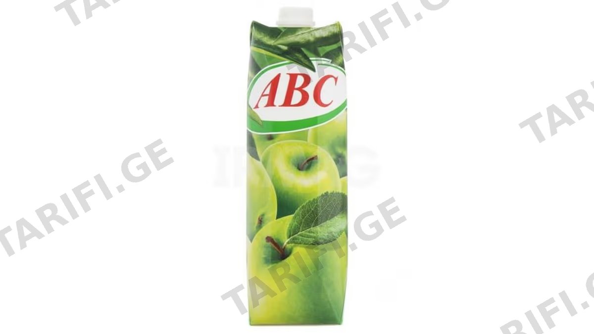 წვენი/ ABC/ ვაშლის 12*1 ლ