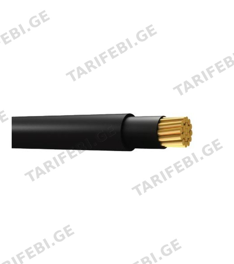 ელ. სადენი 1 * 150 mm2 N2XH-O-rm/v მრავალწვერა შავი UNAL CABLO