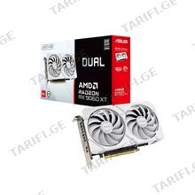 Asus Radeon RX 9060 XT 16 GB Dual White ვიდეობარათი
