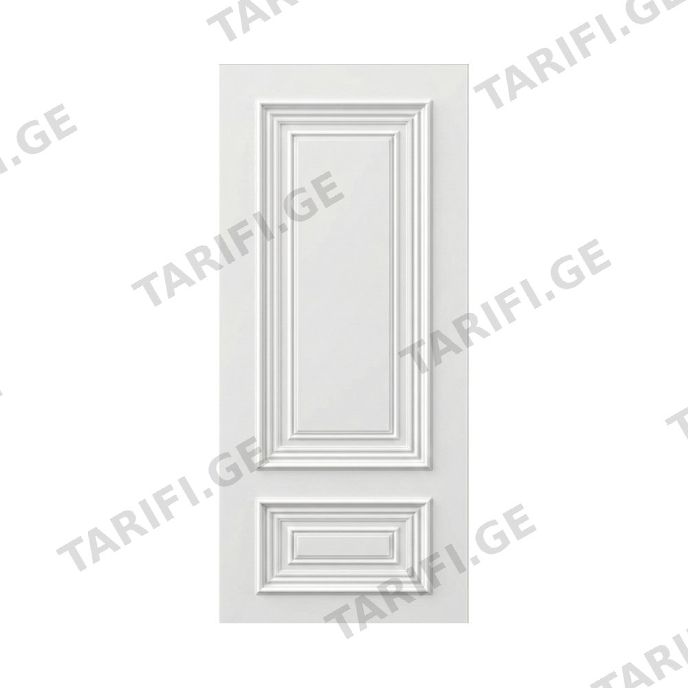 შეღებილი მდფ კარი Baget Roma 2(White, 800x2150, LR)კომპლექტი