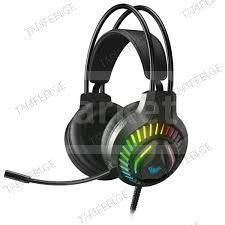 AULA S605 RGB Wired Gaming Headset Black