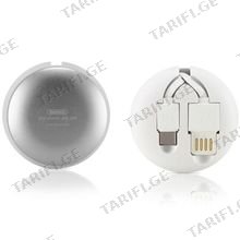 Remax Cutebaby Retractable Data Cable 2 in 1 for Micro USB and Lightning RC-099t 1M