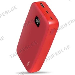 Ttec ChargeUp Pro LCD 20000mAh PD 20W Power Bank Red