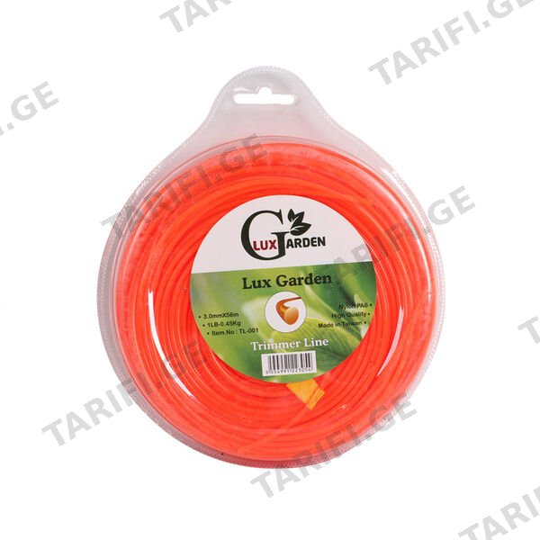 ტრიმერის ძუა 3.0 მმX56 მ Round Lux Garden TL-001