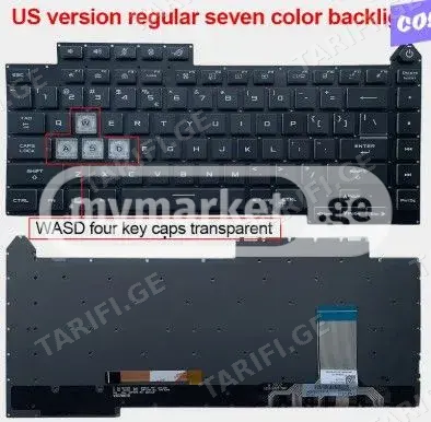 Asus ROG Strix G15 G513Q G533 5R G513RC keyboard