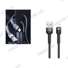 REMAX RC-124i USB კაბელი Lightning (iphone)