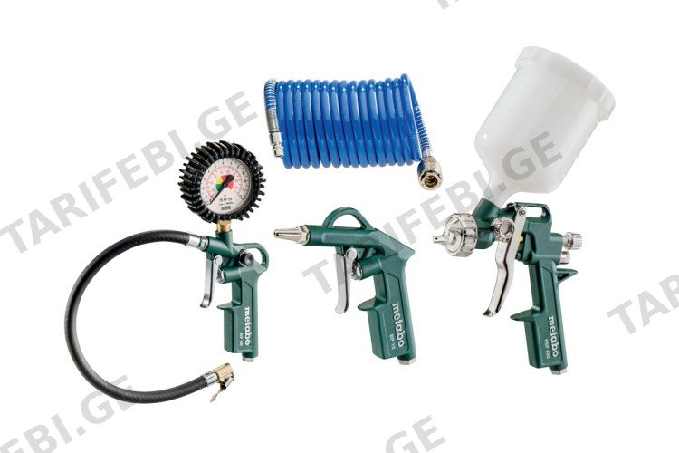 ნაკრები პნევმოინსტრუმენტების Metabo LPZ 4 SET (601585000)