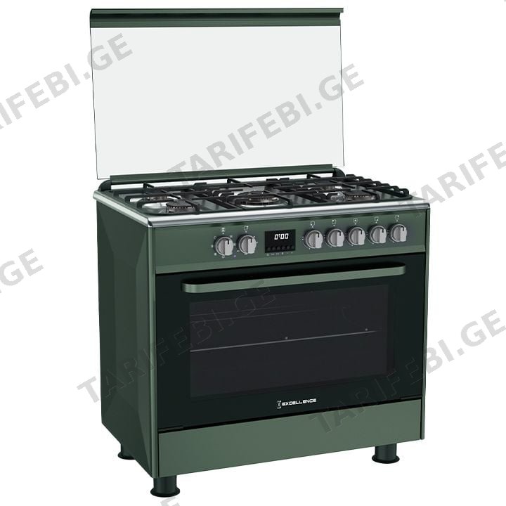 გაზქურა Excellence 9504 Green Digital